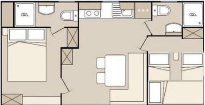 Mobile Homes Crystal Biograd Na Moru Zewnętrze zdjęcie